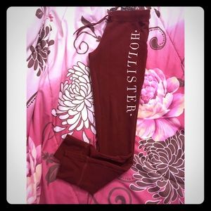 xs maroon sweatpants